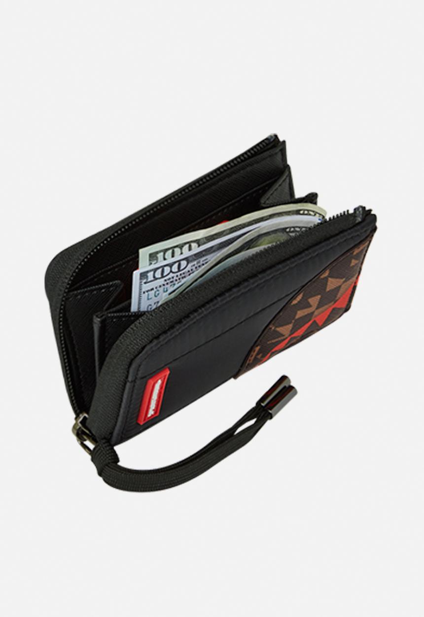 Sprayground - Sharks in paris puffer wallet- black red