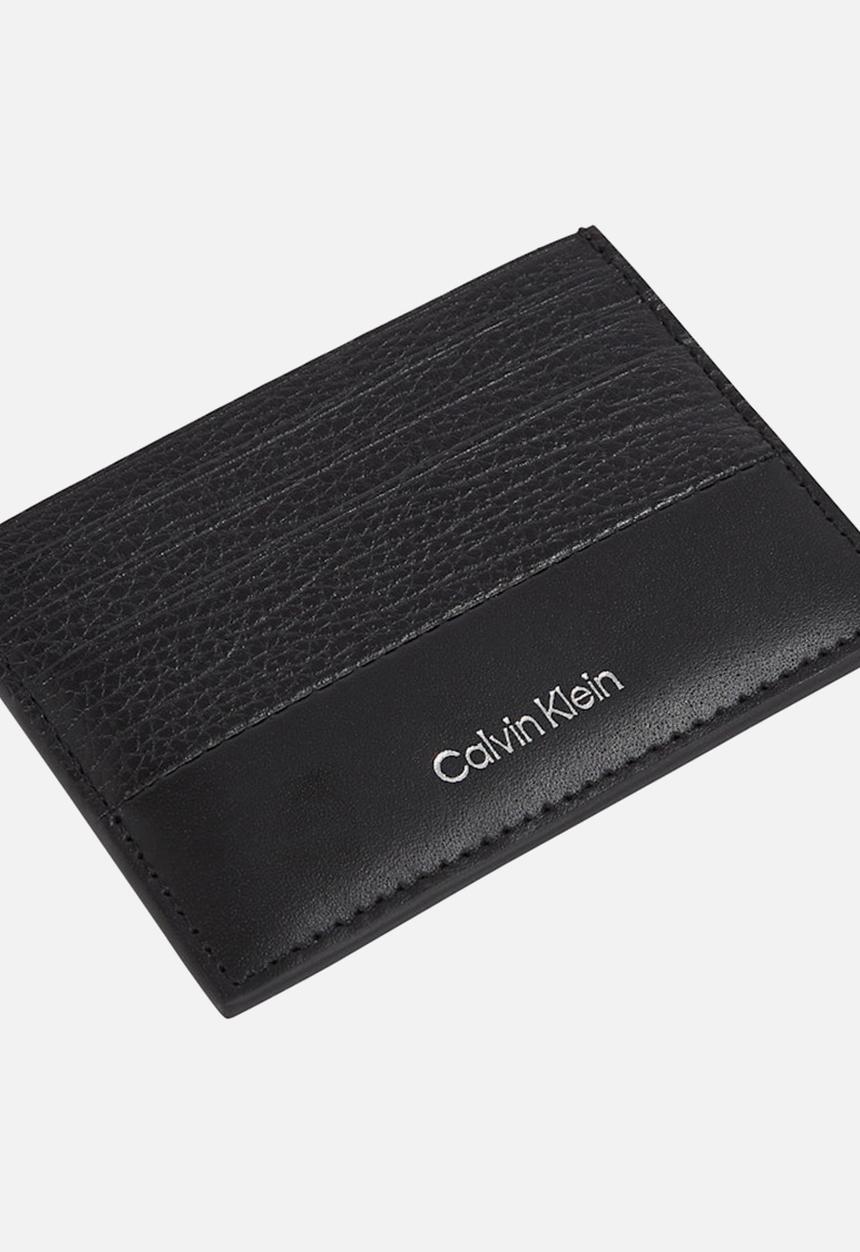 Calvin Klein - Subtle Mix Cardholder 6Cc - Black Grain/Smooth