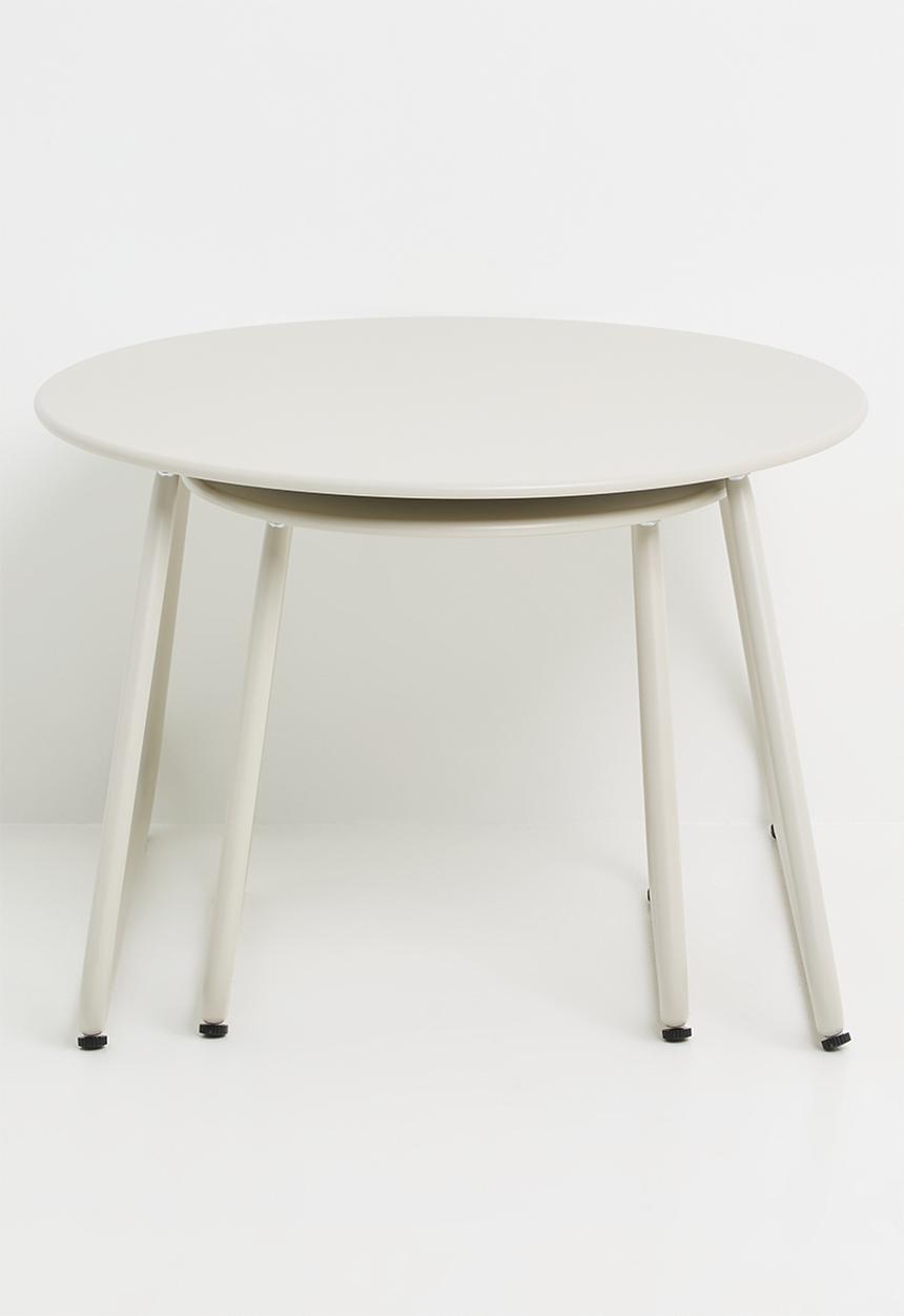 H&S - Outdoor table set - neutral