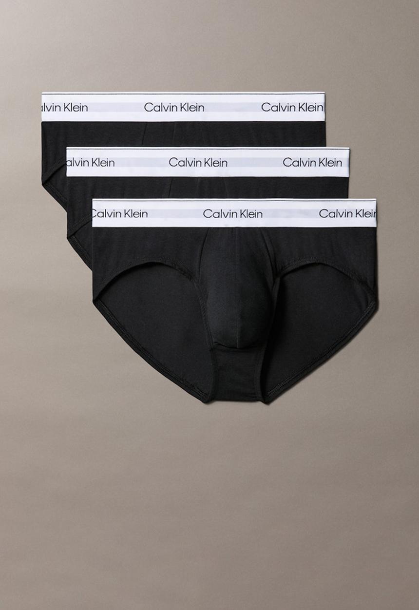 Calvin Klein - Hip Brief 3Pk - Black