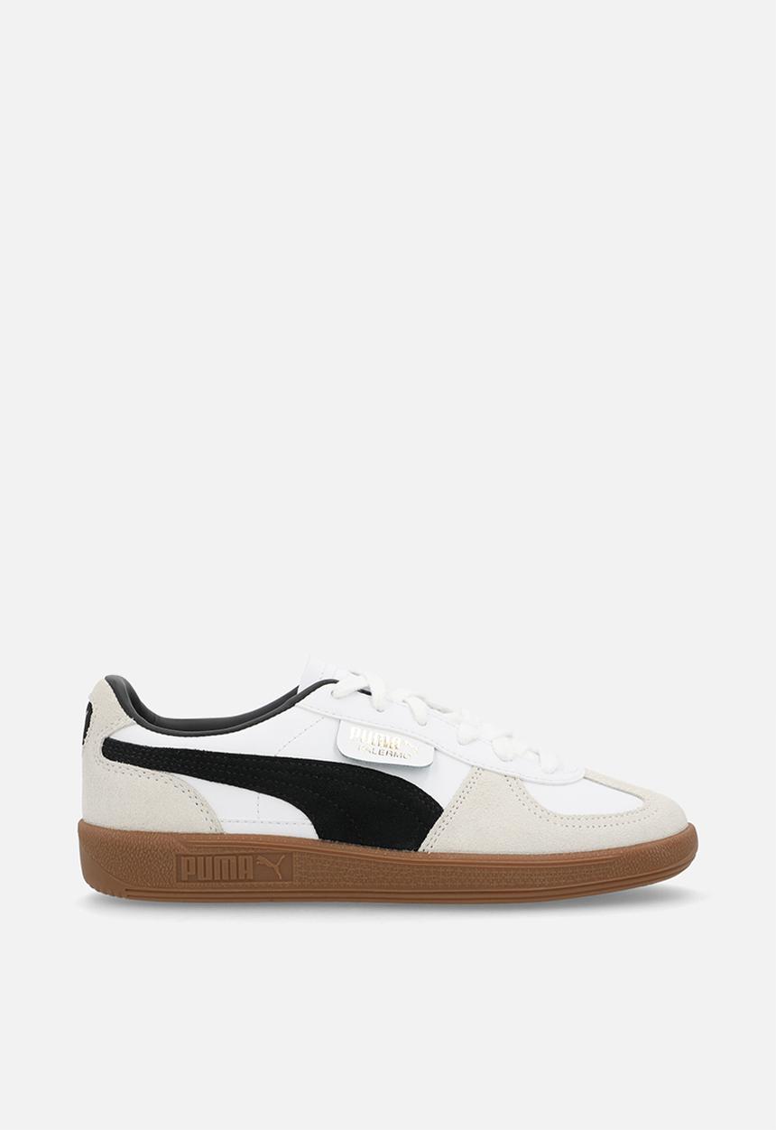 PUMA - Palermo Lth Jr-White/Vapor Gray/Gum