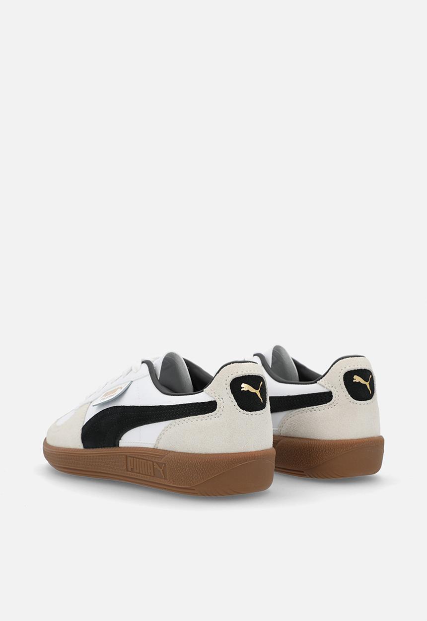 PUMA - Palermo Lth Jr-White/Vapor Gray/Gum