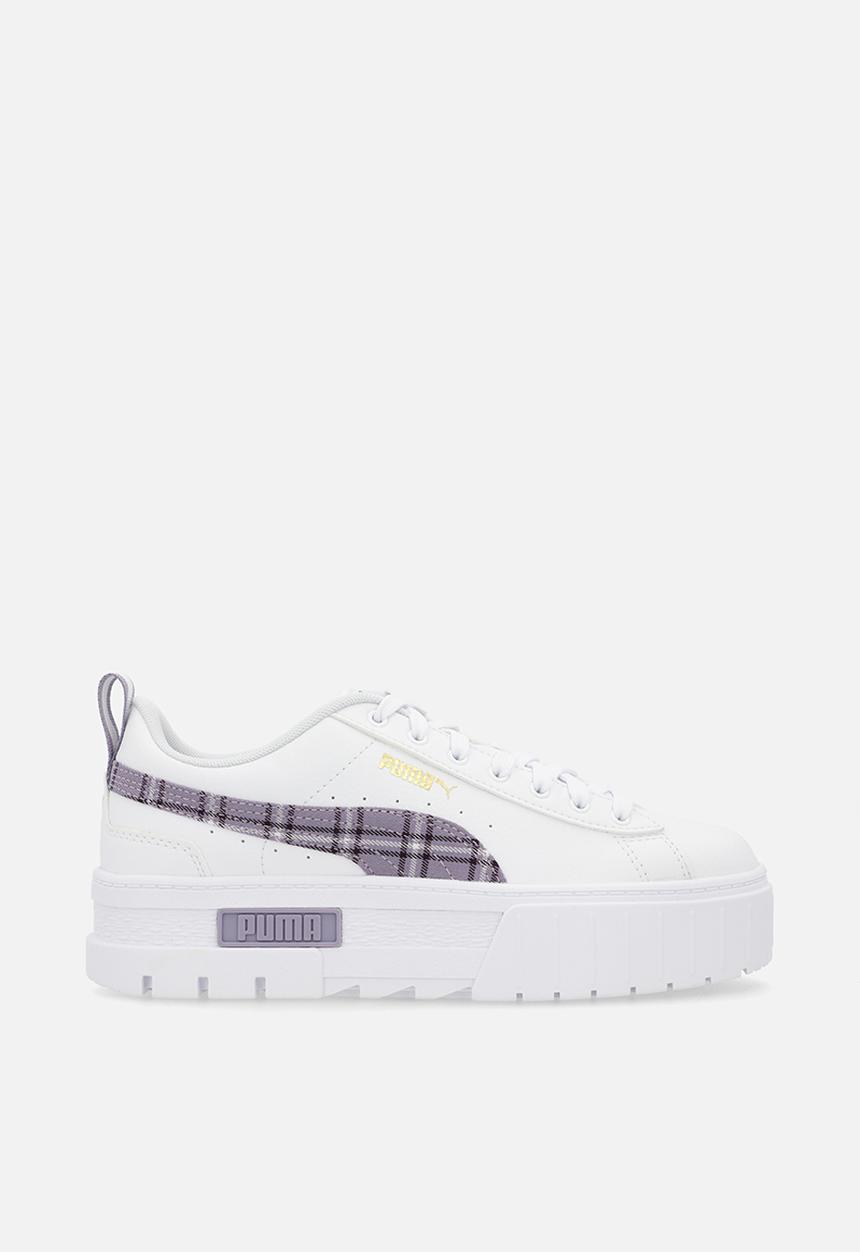 PUMA - Mayze winter tartan ps puma - white/pale p