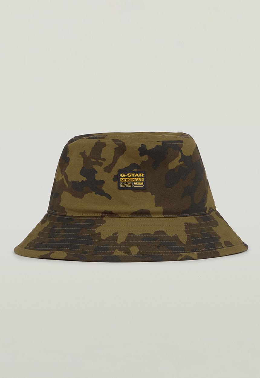 G-STAR - Originals Bucket Hat - Dark Olive Forest Camo