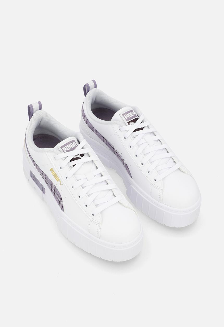PUMA - Mayze winter tartan ps puma - white/pale p