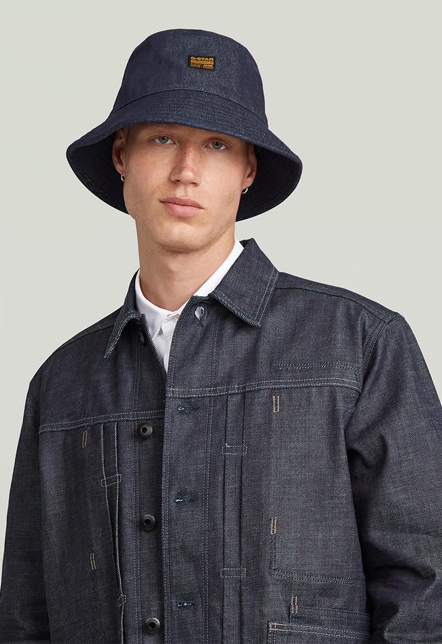 G-STAR - Originals Bucket Hat - Stay Raw Denim