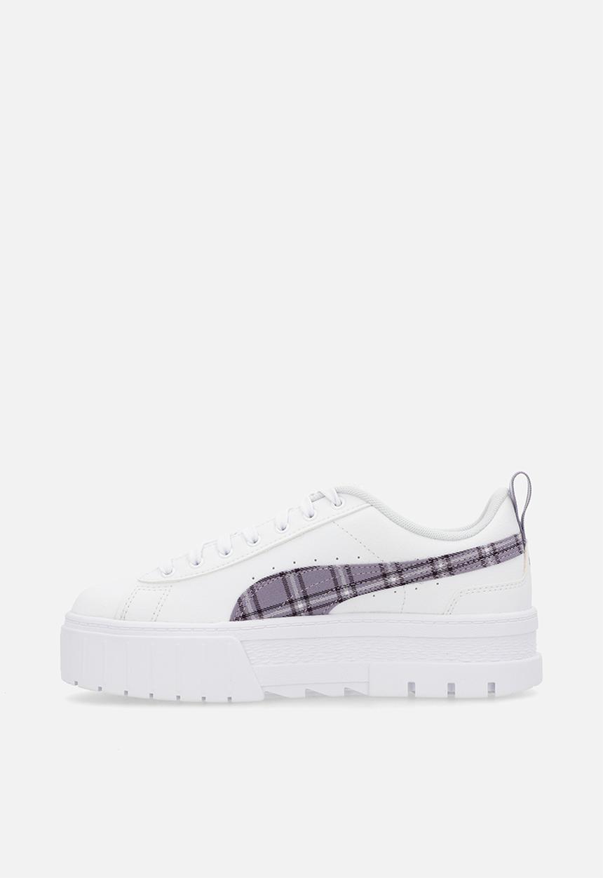 PUMA - Mayze winter tartan jr puma - white/pale p