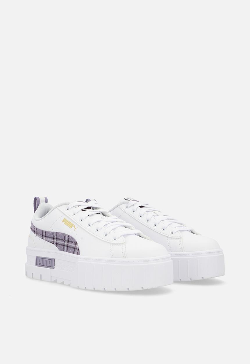 PUMA - Mayze winter tartan jr puma - white/pale p