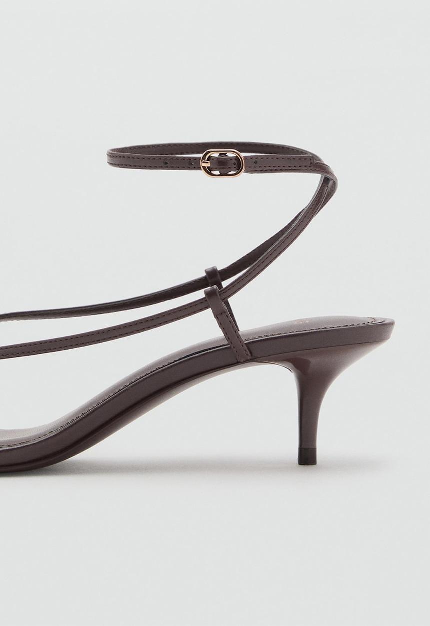 MANGO - Sora heel - dark brown