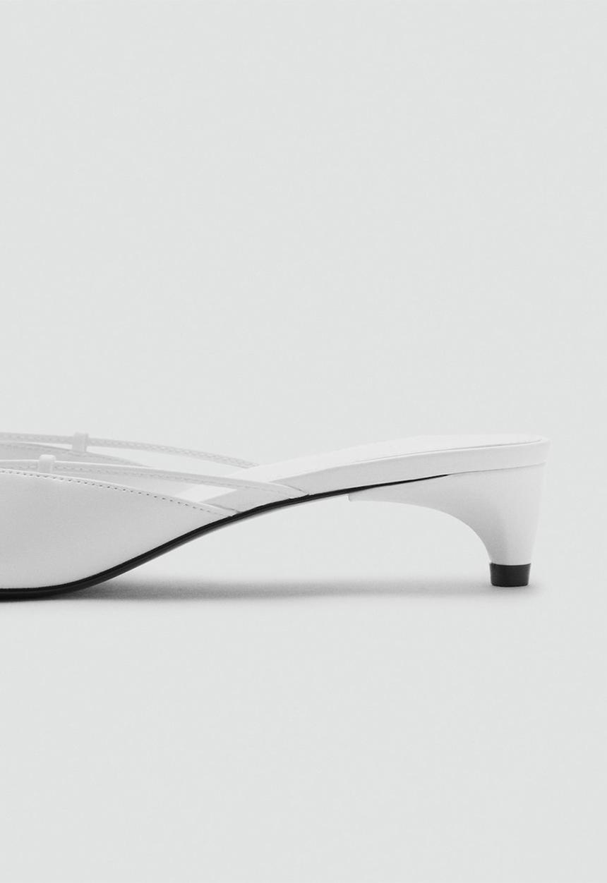 MANGO - Nil heel - white