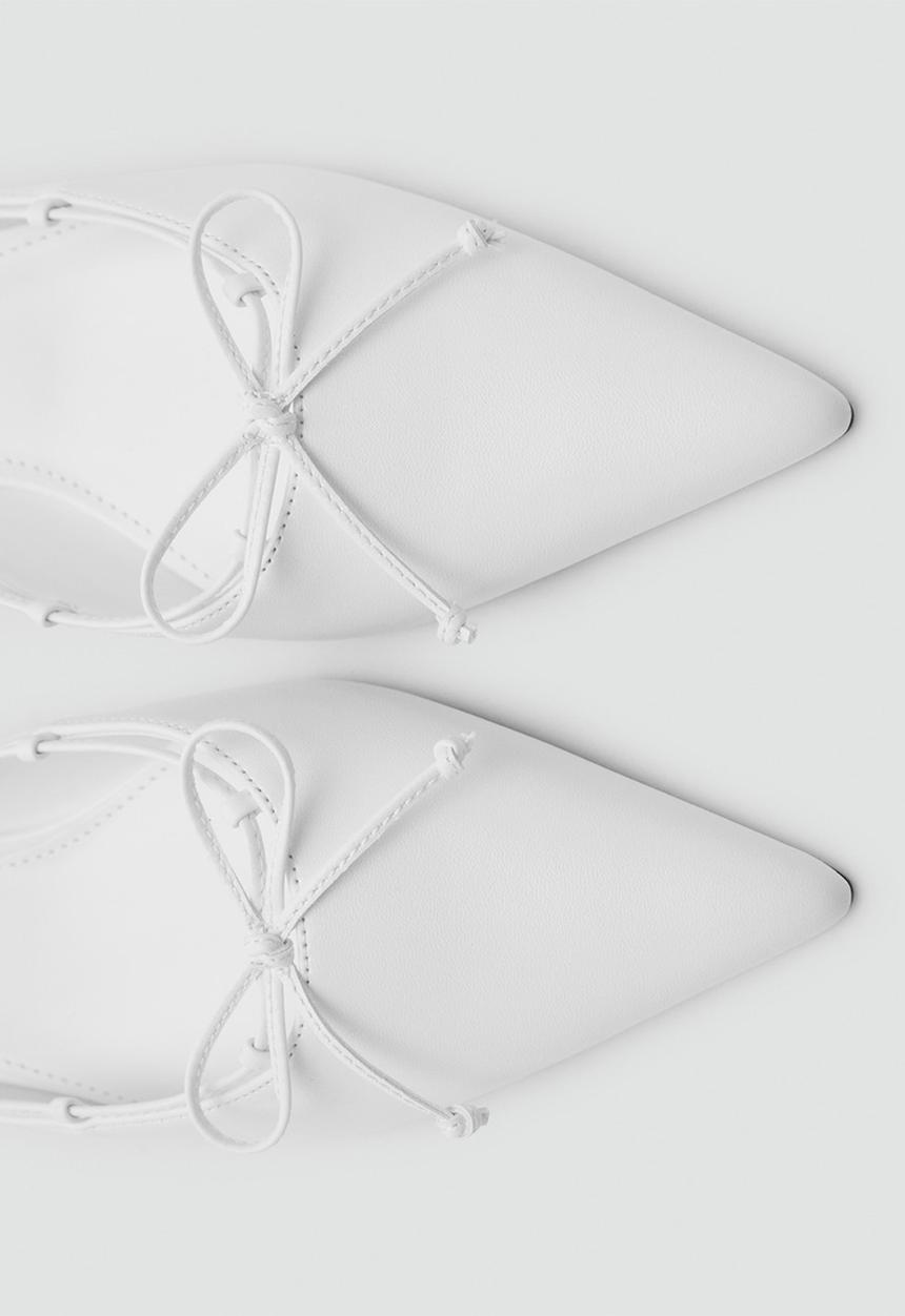 MANGO - Nil heel - white