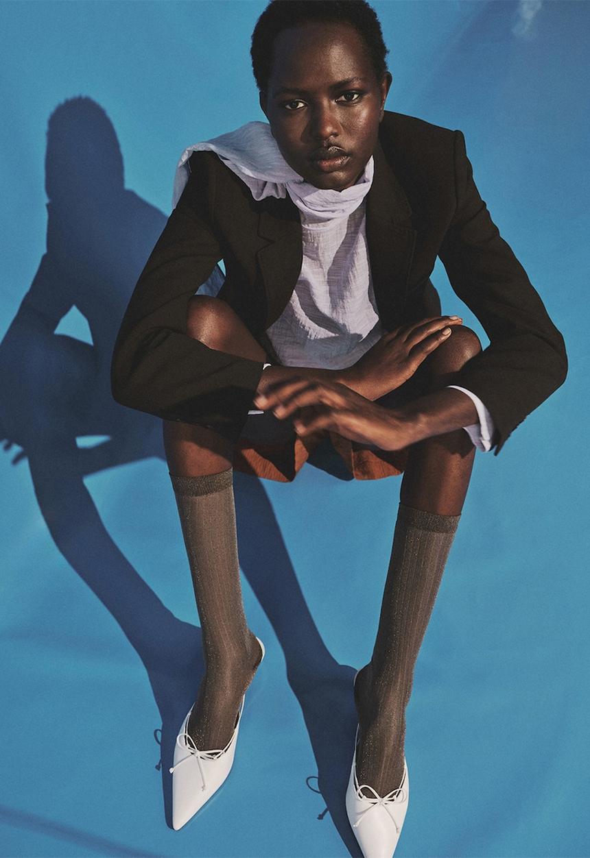 MANGO - Nil heel - white