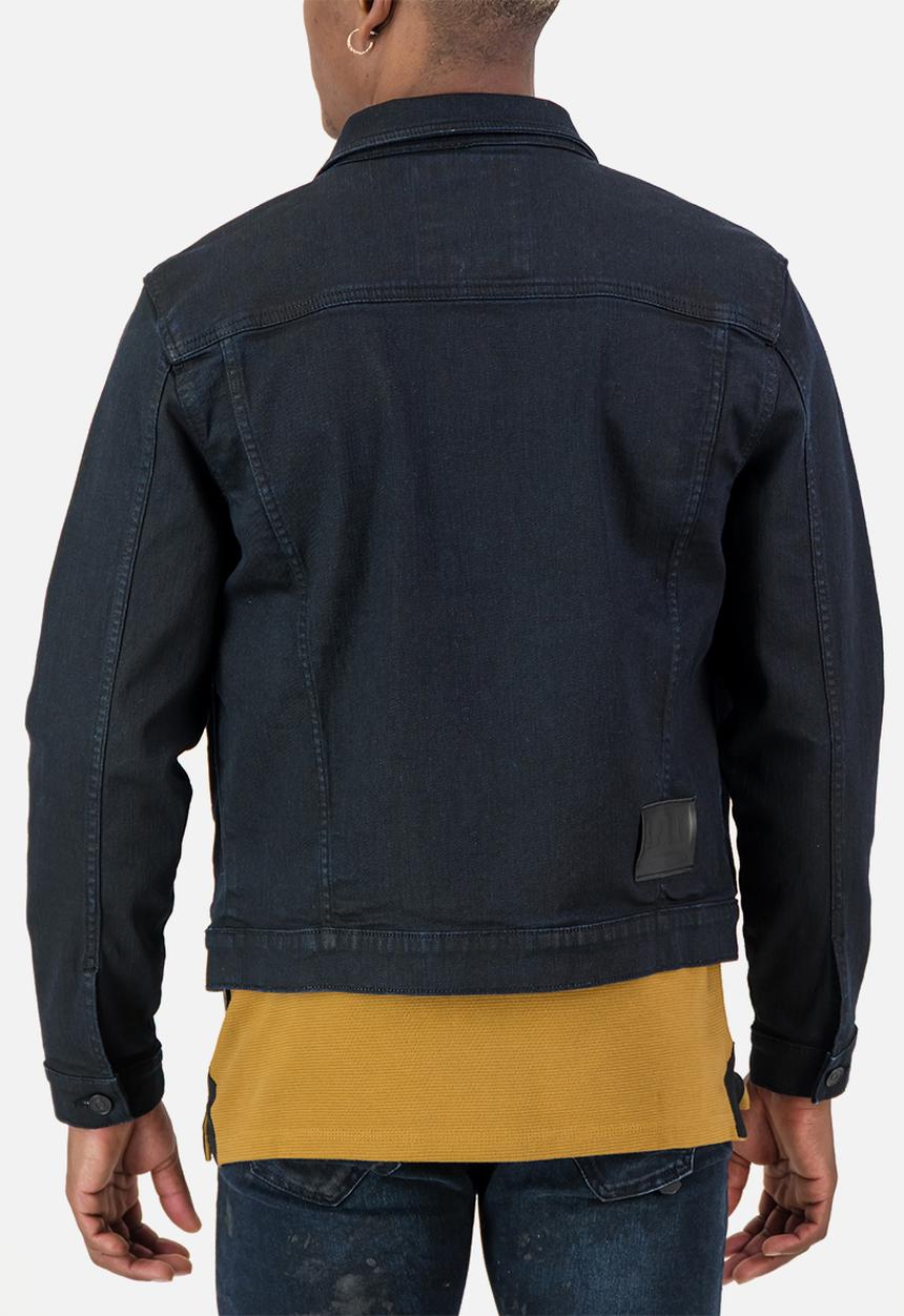 S.P.C.C - Requiem Jacket  - Black Regular Fit Denim Trucker Jacket Black