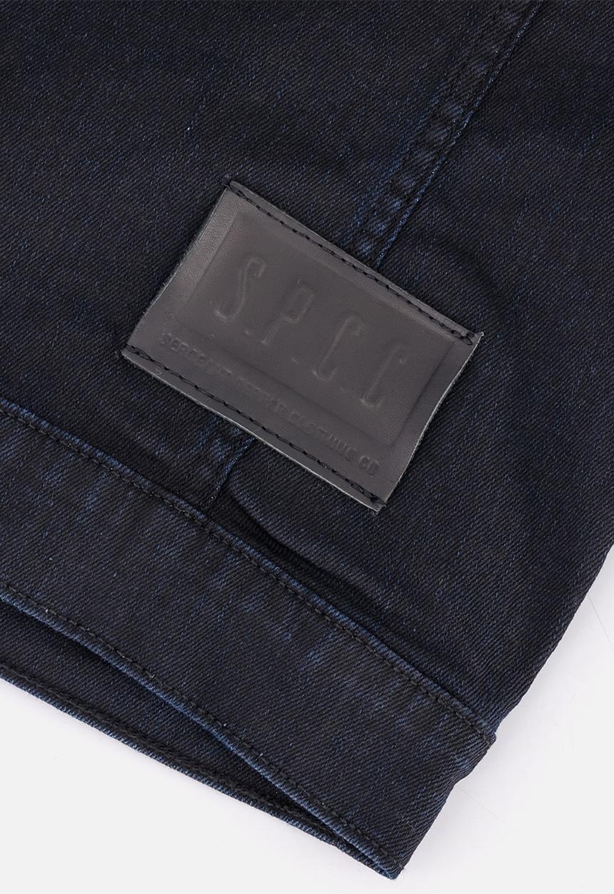 S.P.C.C - Requiem Jacket  - Black Regular Fit Denim Trucker Jacket Black