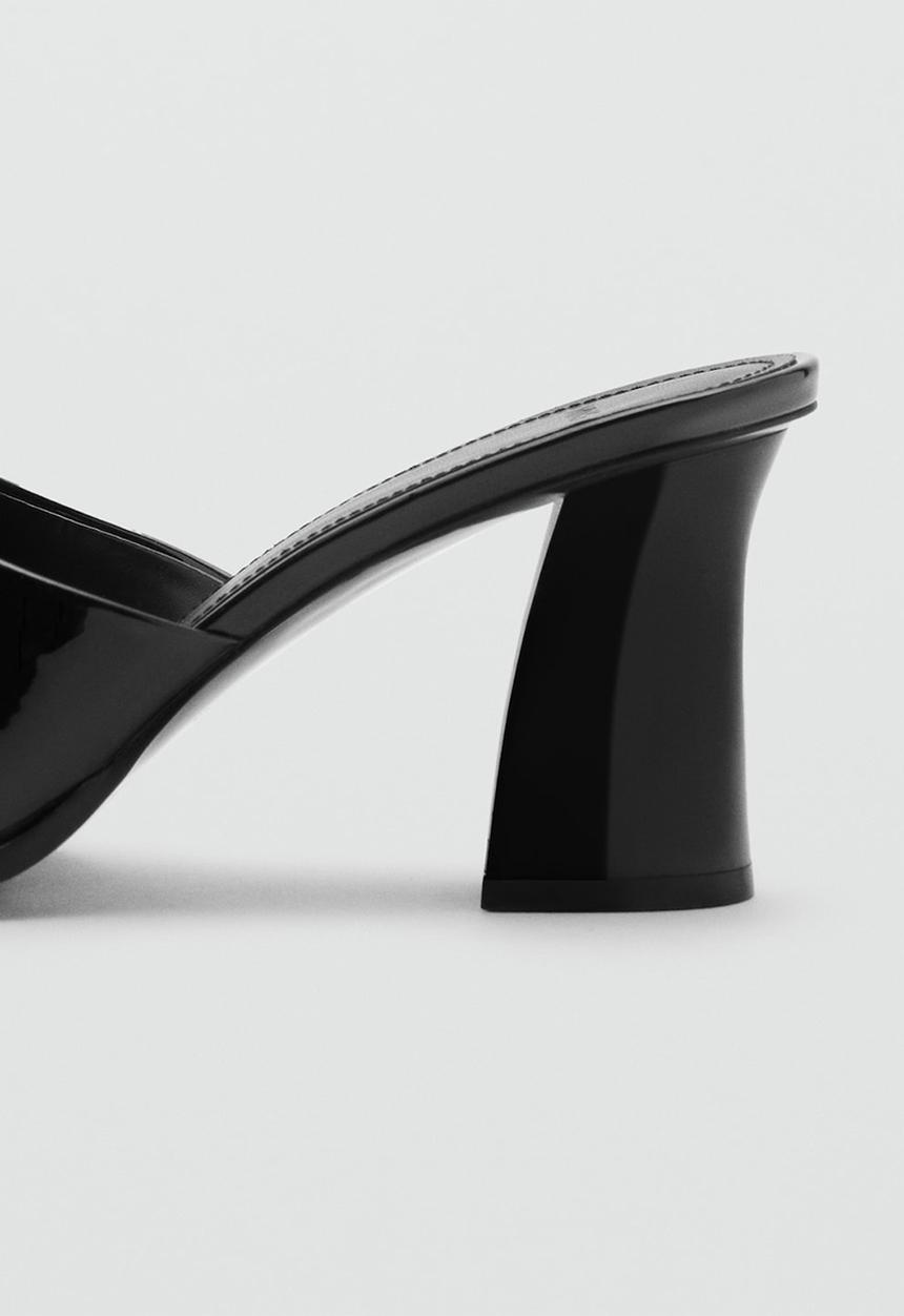MANGO - Polo heel - black