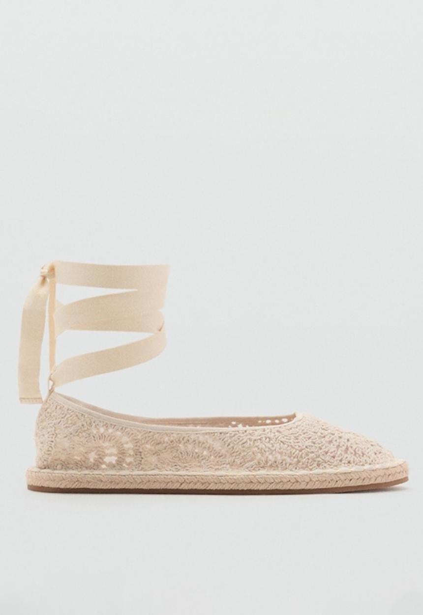 MANGO - Rojas espadrille - light beige