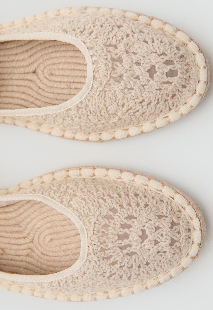 MANGO - Rojas espadrille - light beige