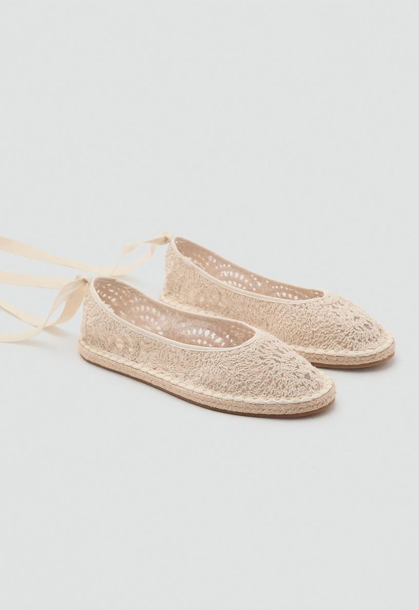 MANGO - Rojas espadrille - light beige