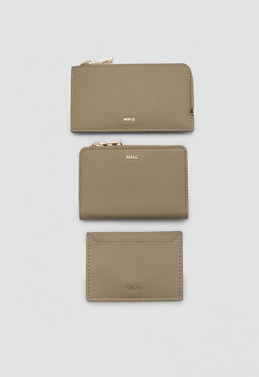 MANGO - Martes wallet - beige/khaki