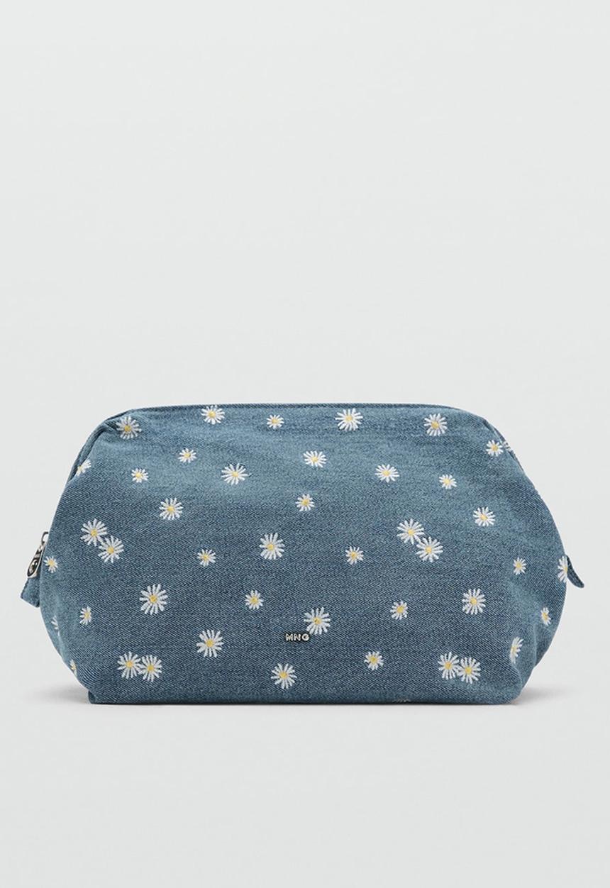 MANGO - Cosmetic bag margari- blue