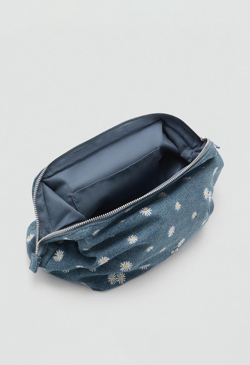 MANGO - Cosmetic bag margari- blue