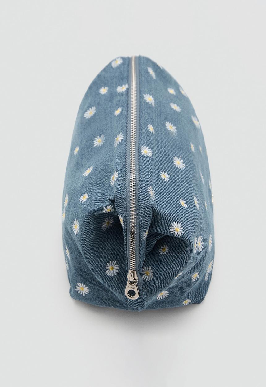 MANGO - Cosmetic bag margari- blue