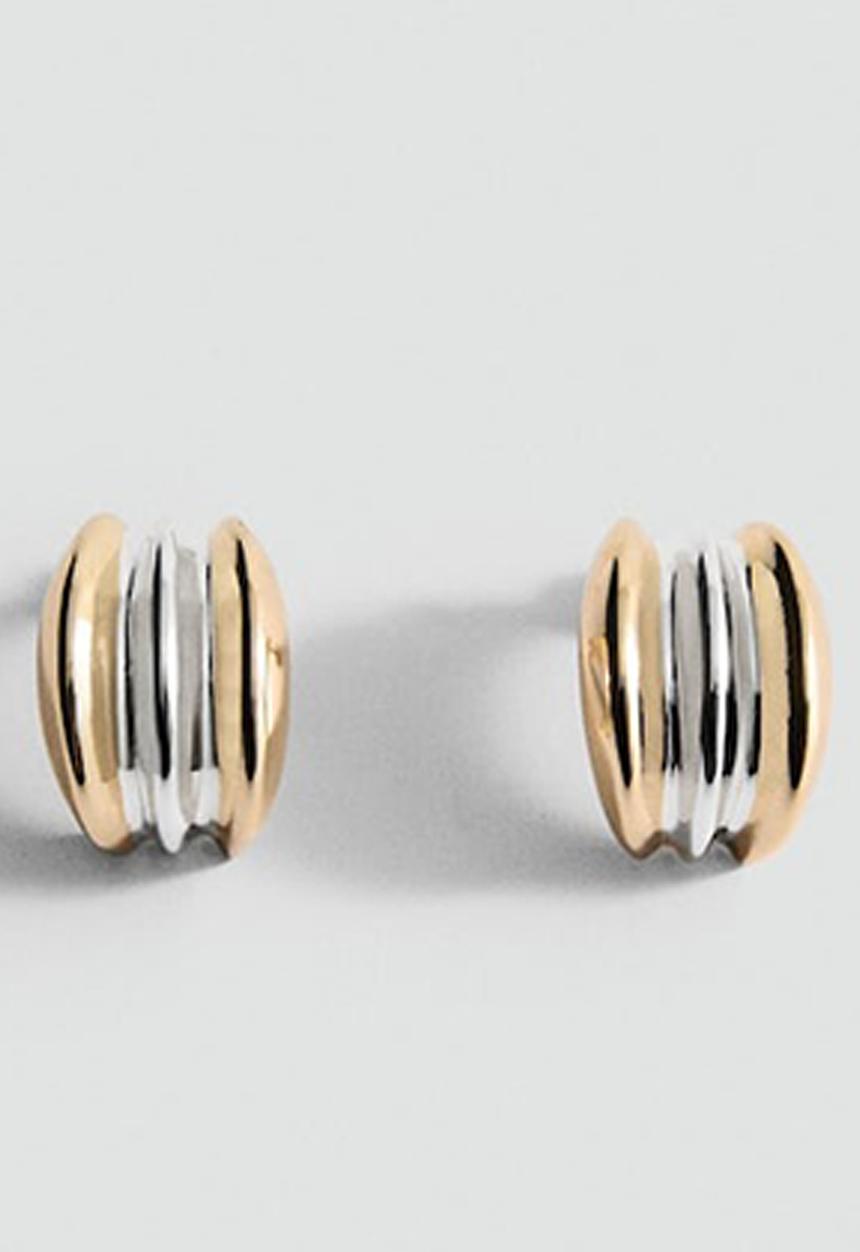 MANGO - Tyra earrings - gold