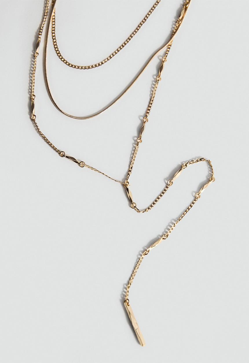 MANGO - Jackie necklace - gold