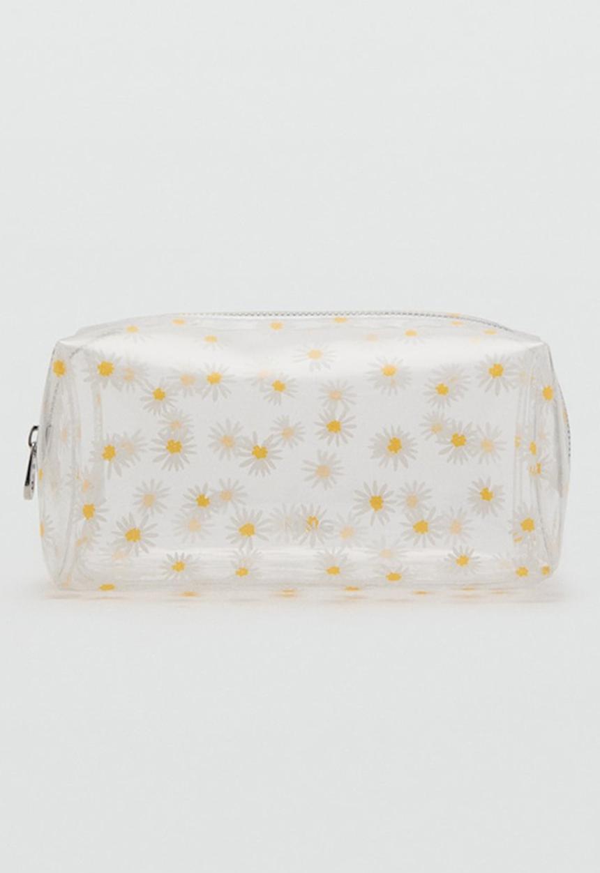 MANGO - Cosmetic bag marga- white