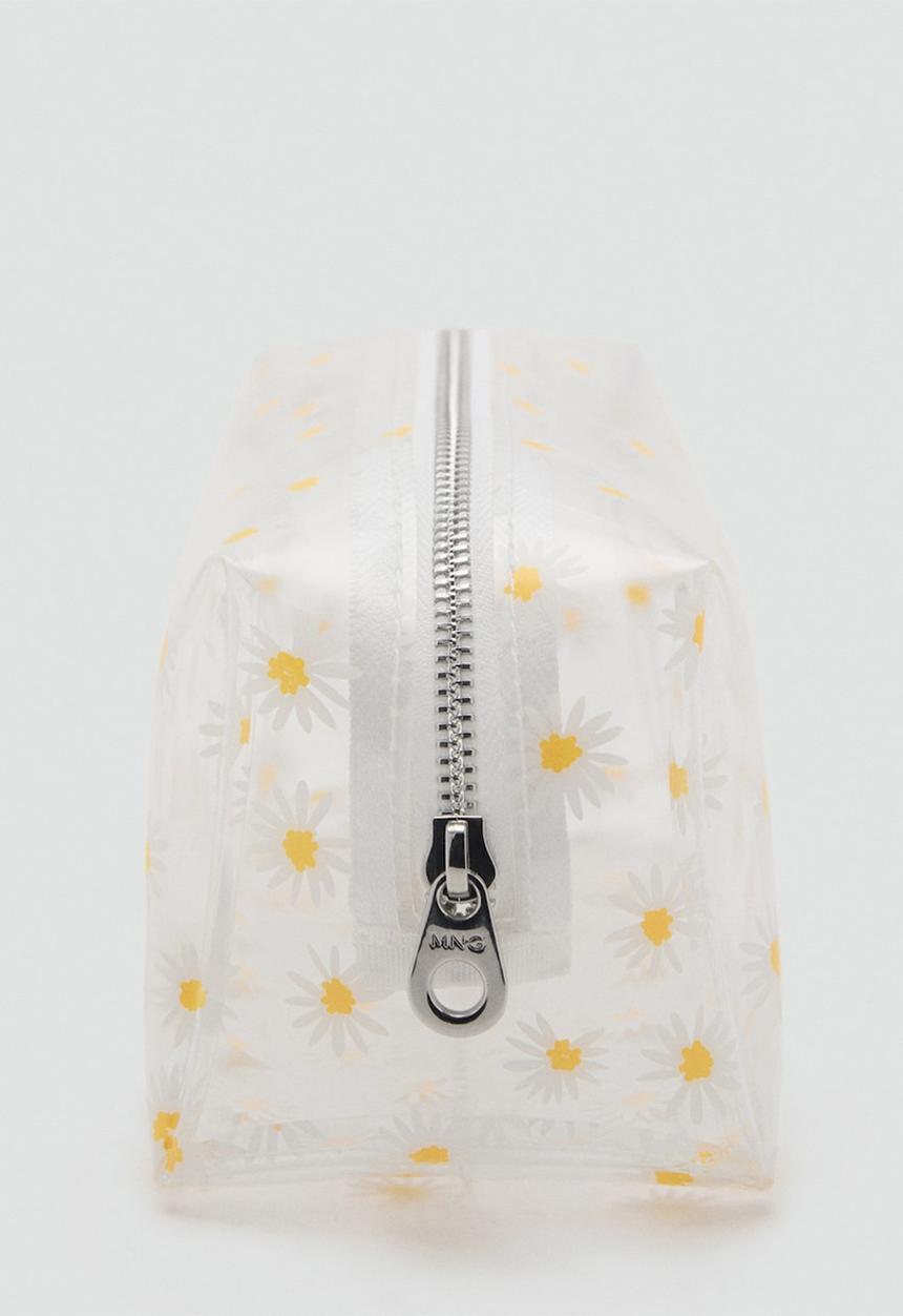 MANGO - Cosmetic bag marga- white