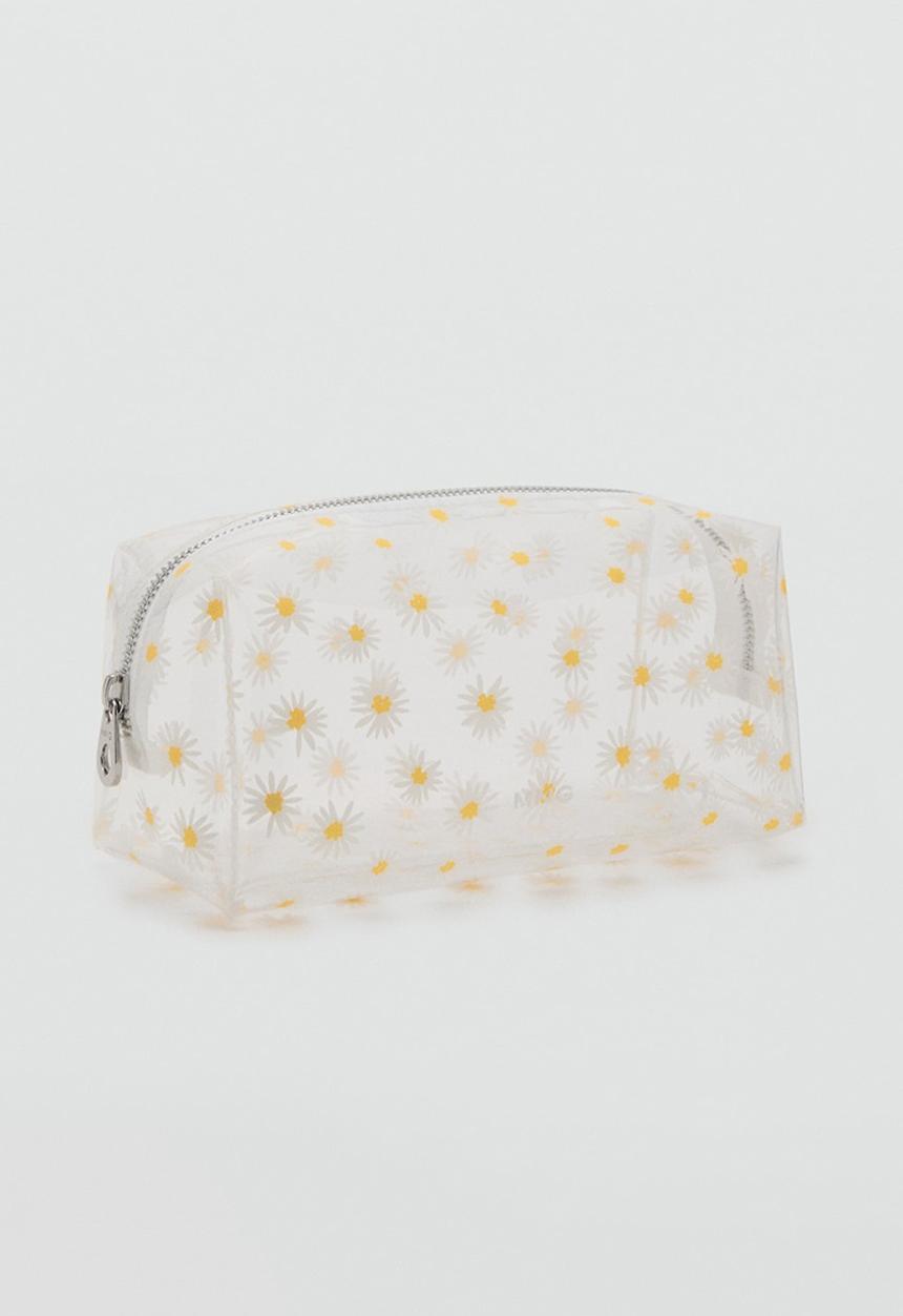 MANGO - Cosmetic bag marga- white
