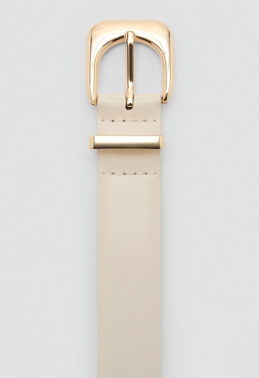 MANGO - Maxima belt - light beige