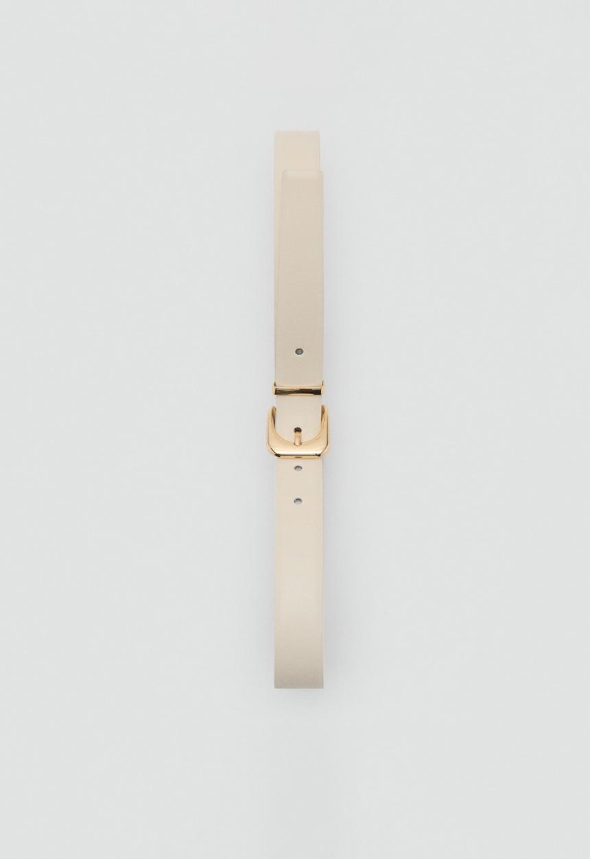 MANGO - Maxima belt - light beige