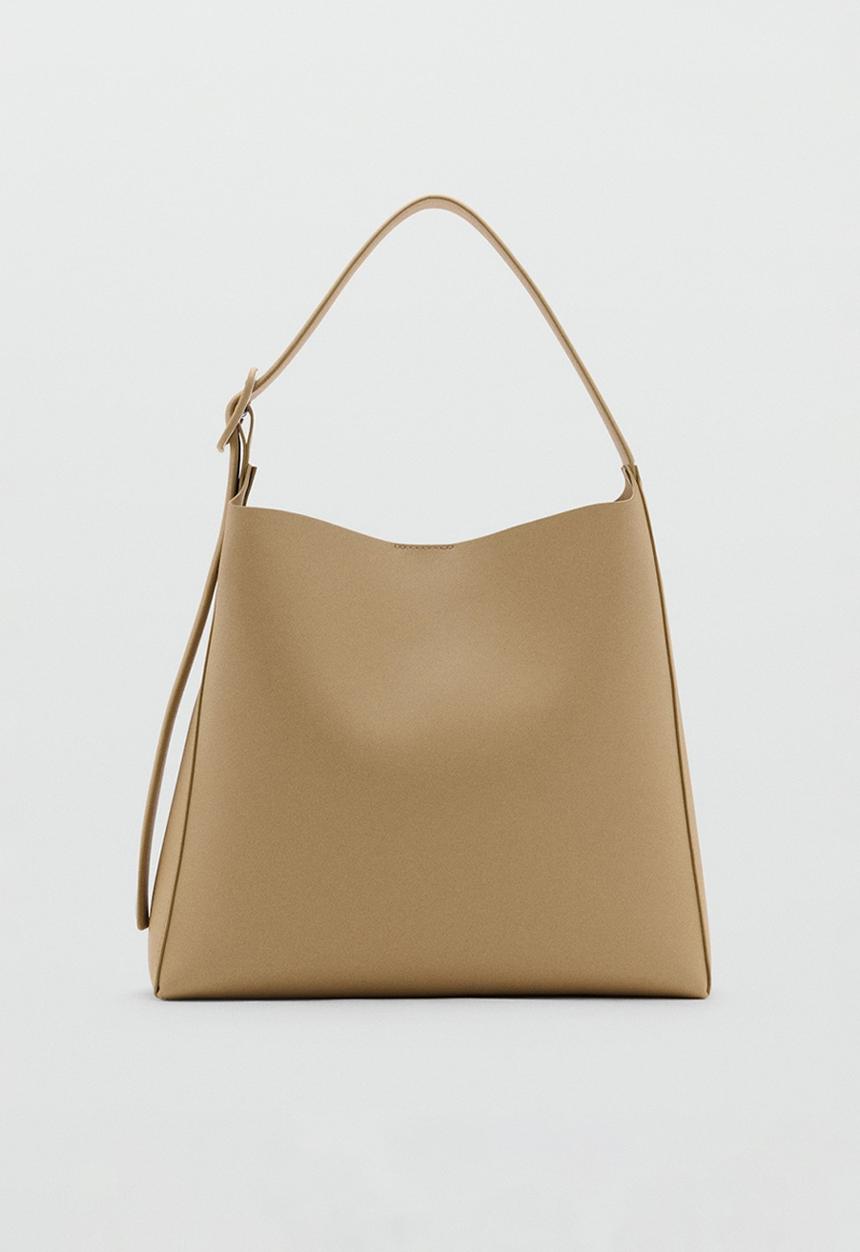 MANGO - Winnie shoulder bag - light yellow
