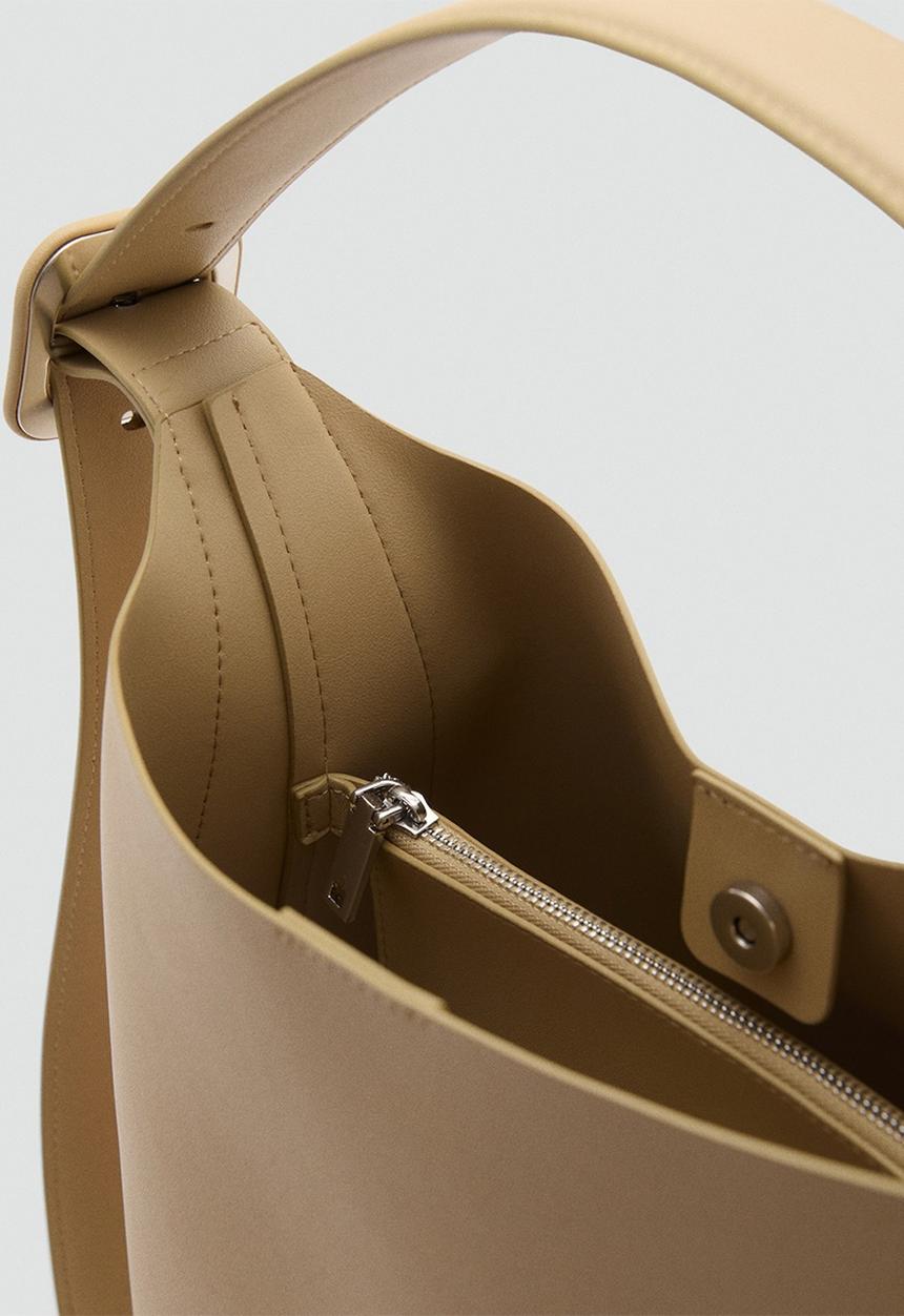 MANGO - Winnie shoulder bag - light yellow