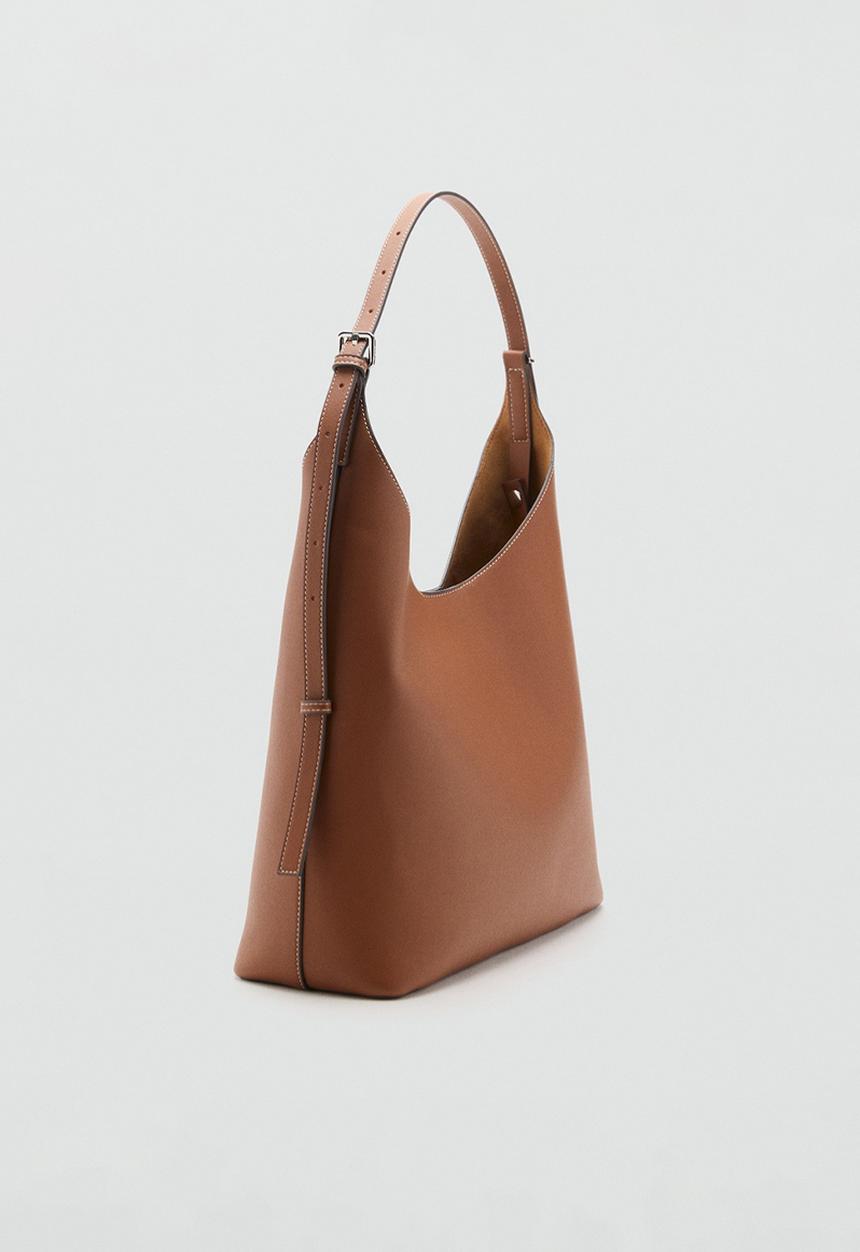 MANGO - Keops shoulder bag - brown