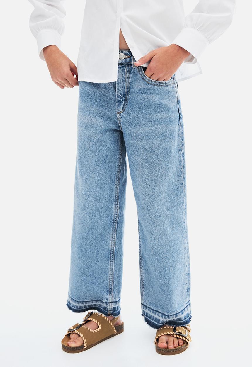 MANGO - Jeans Culotte1 - Open Blue
