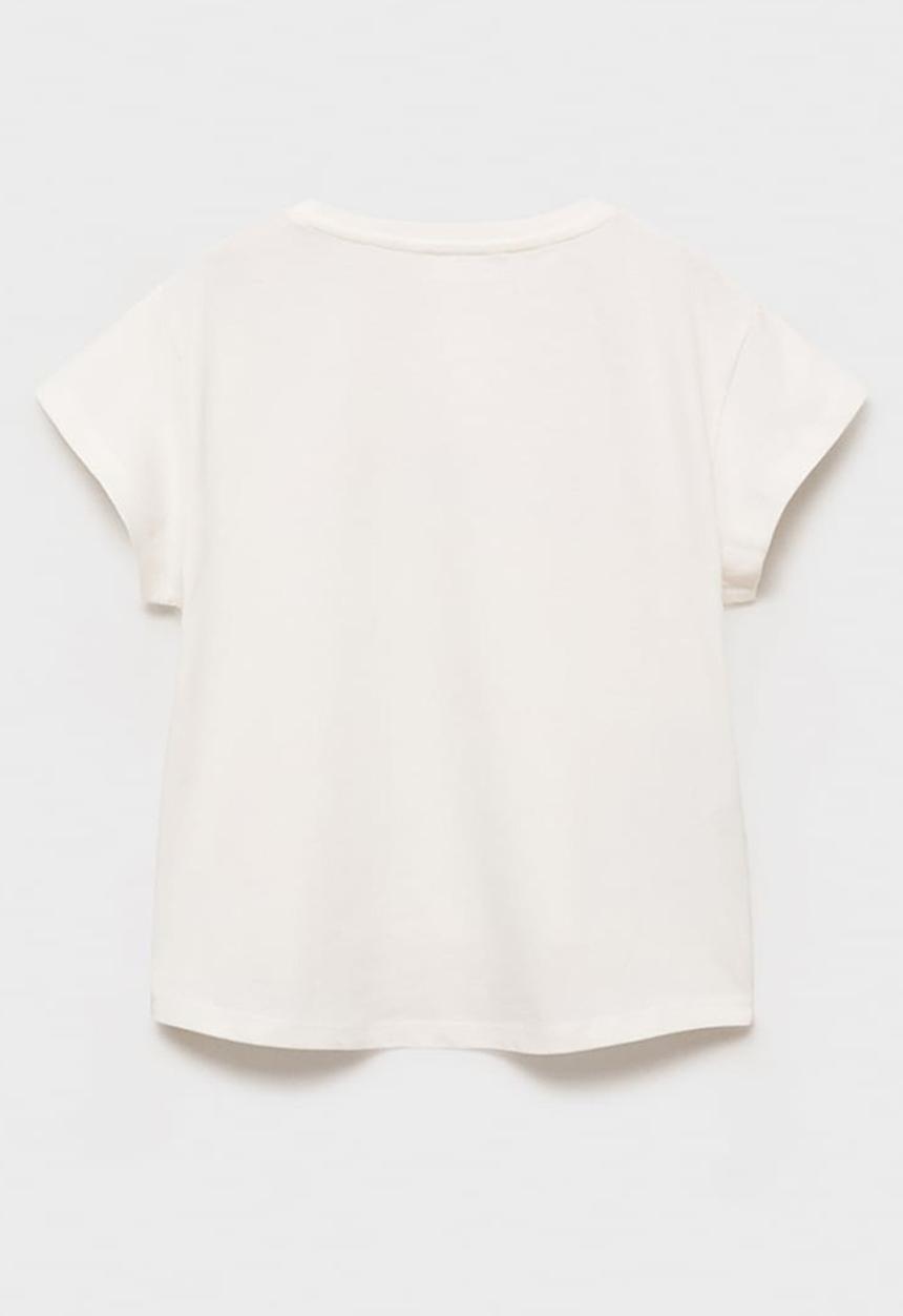 MANGO - T-Shirt Grace - Natural
