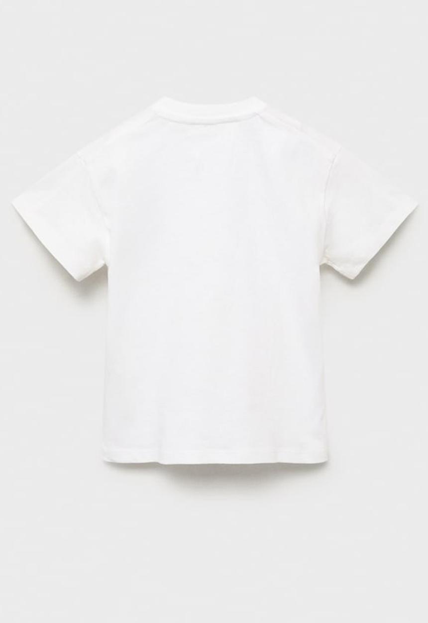 MANGO - T-Shirt Pulpo - White