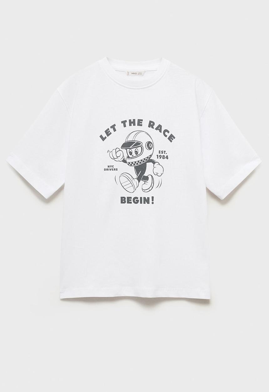 MANGO - T-Shirt Park - White