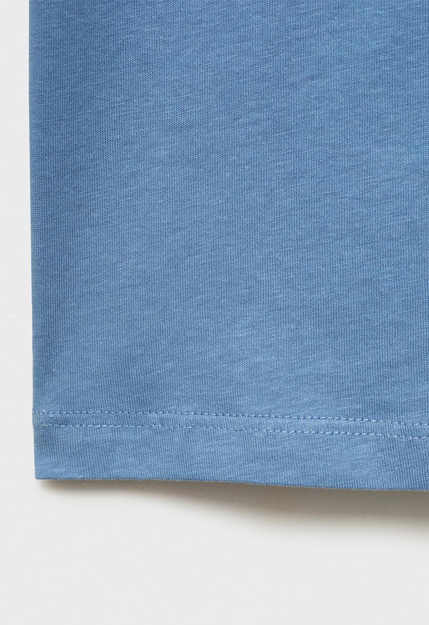 MANGO - T-Shirt Park - Medium Blue