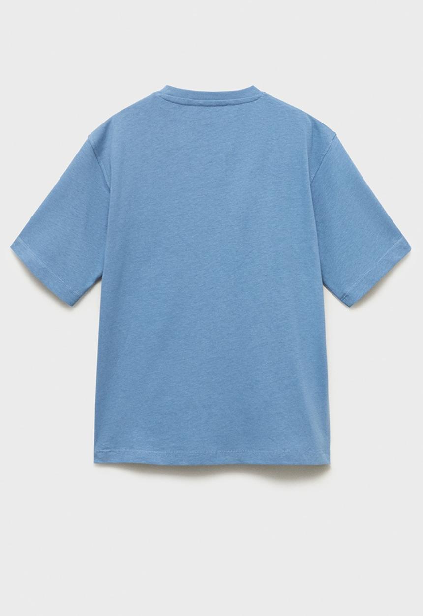 MANGO - T-Shirt Park - Medium Blue
