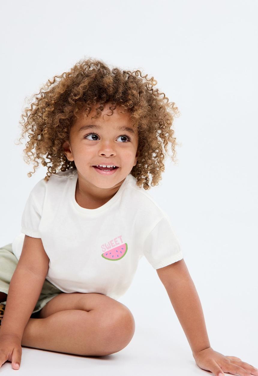 MANGO - T-Shirt Sweet - Natural