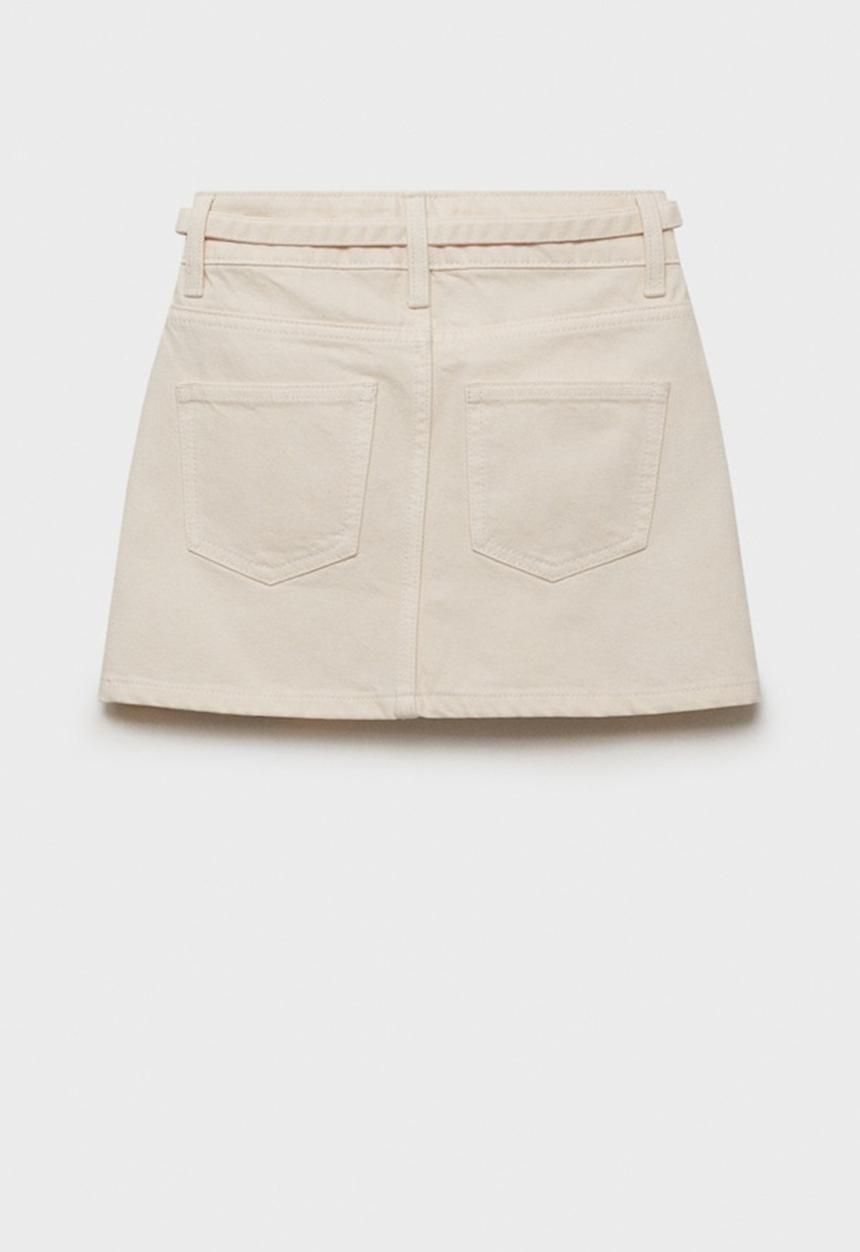 MANGO - Skirt Blanca - Light Beige