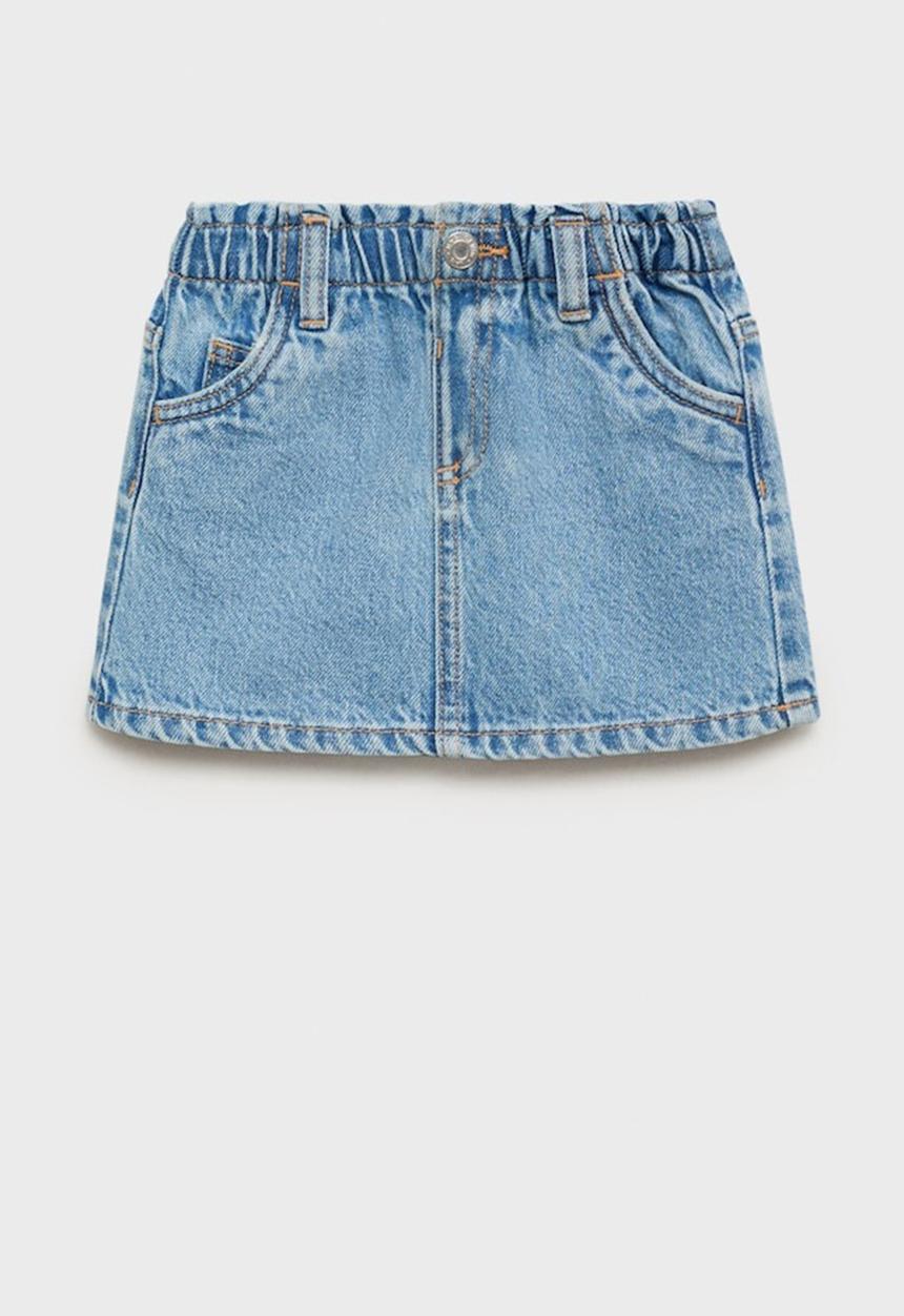 MANGO - Skirt Cindy - Open Blue
