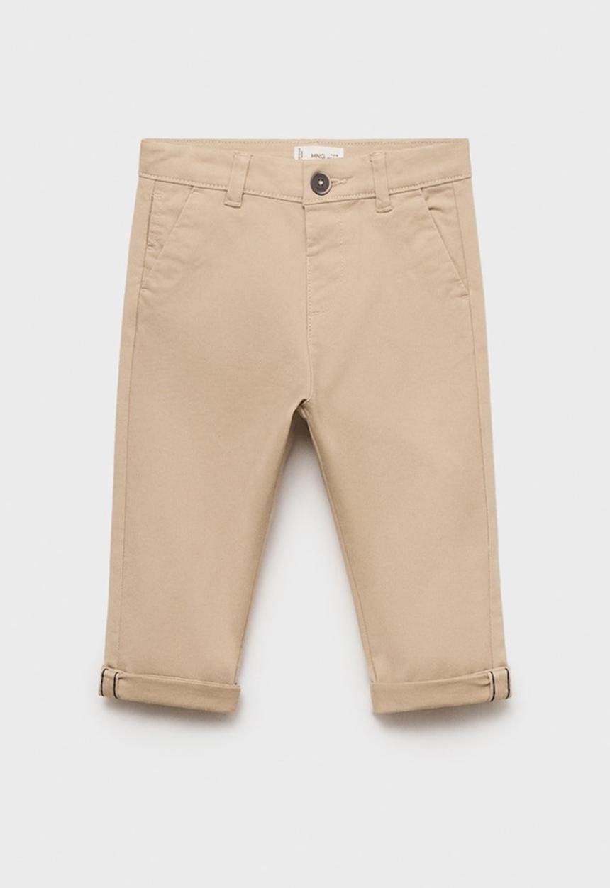 MANGO - Trousers Chino - Light Beige