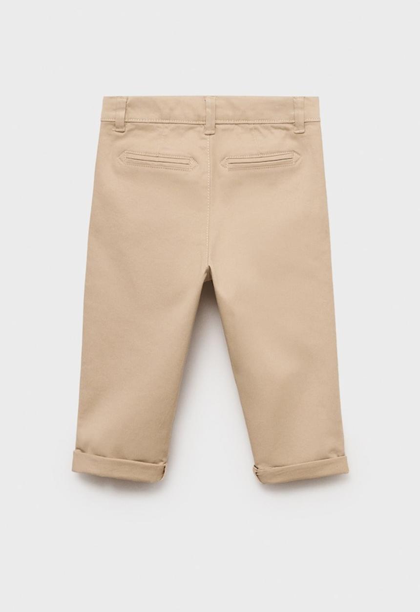 MANGO - Trousers Chino - Light Beige