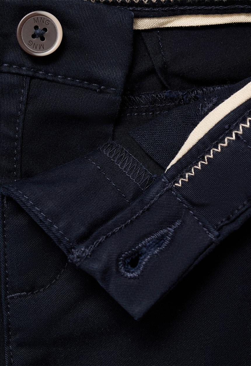 MANGO - Trousers Chino - Navy