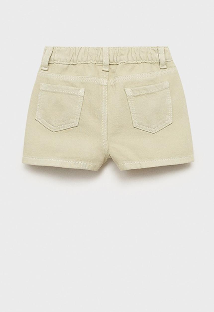 MANGO - Shorts Amanda - Light/Pastel Green