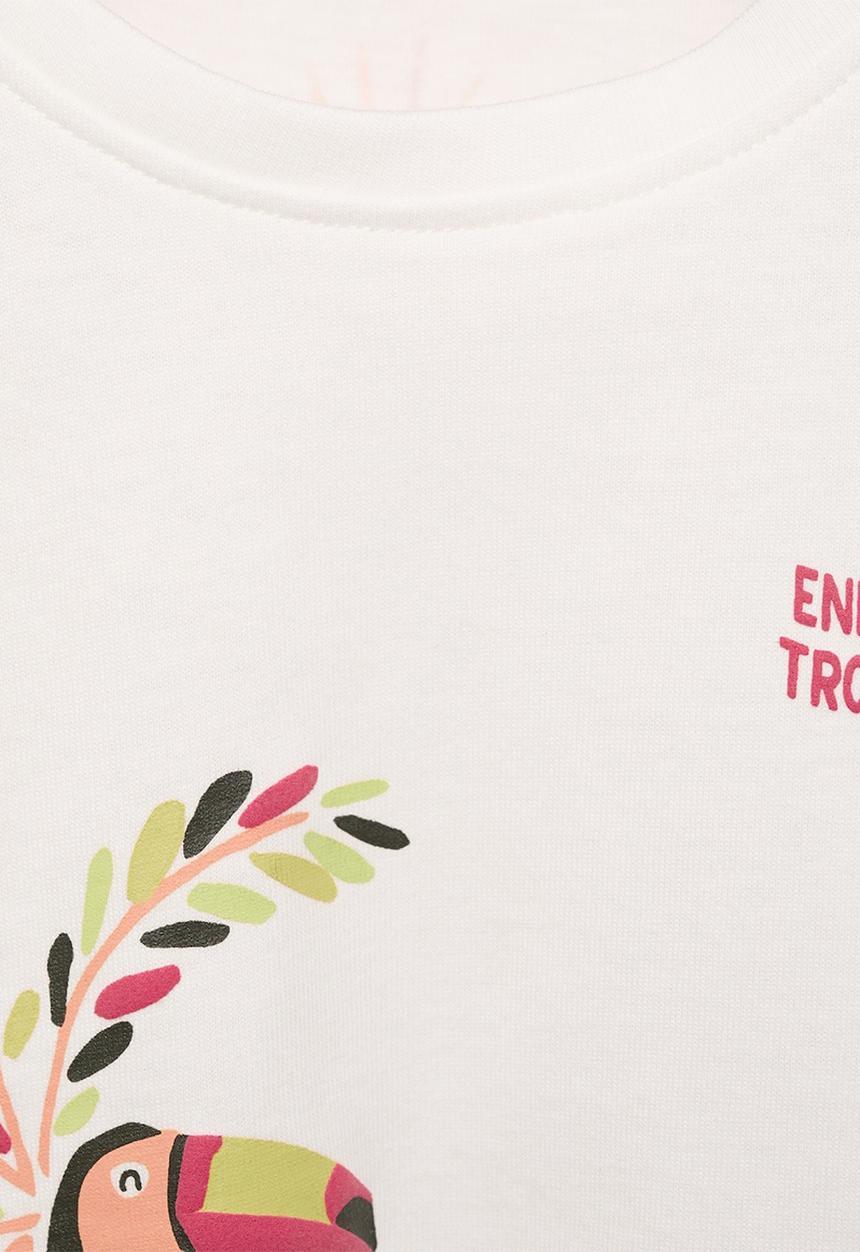 MANGO - T-Shirt Loro - Natural